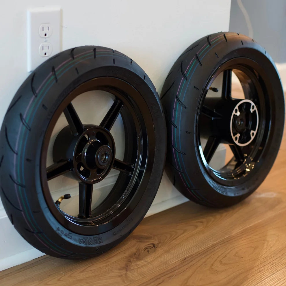12in kenda curve supermoto wheelset